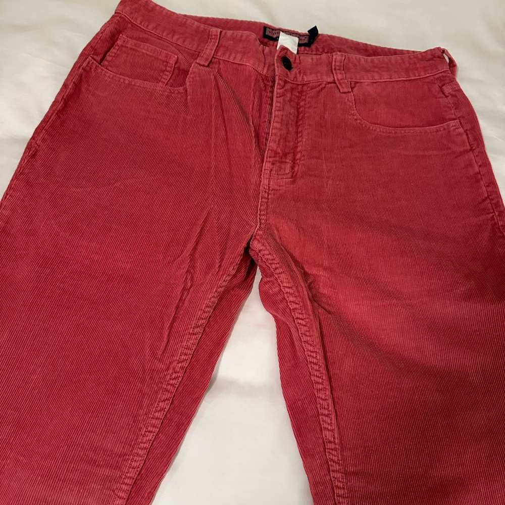 Vineyard Vines Salmon Pink Corduroy Pants